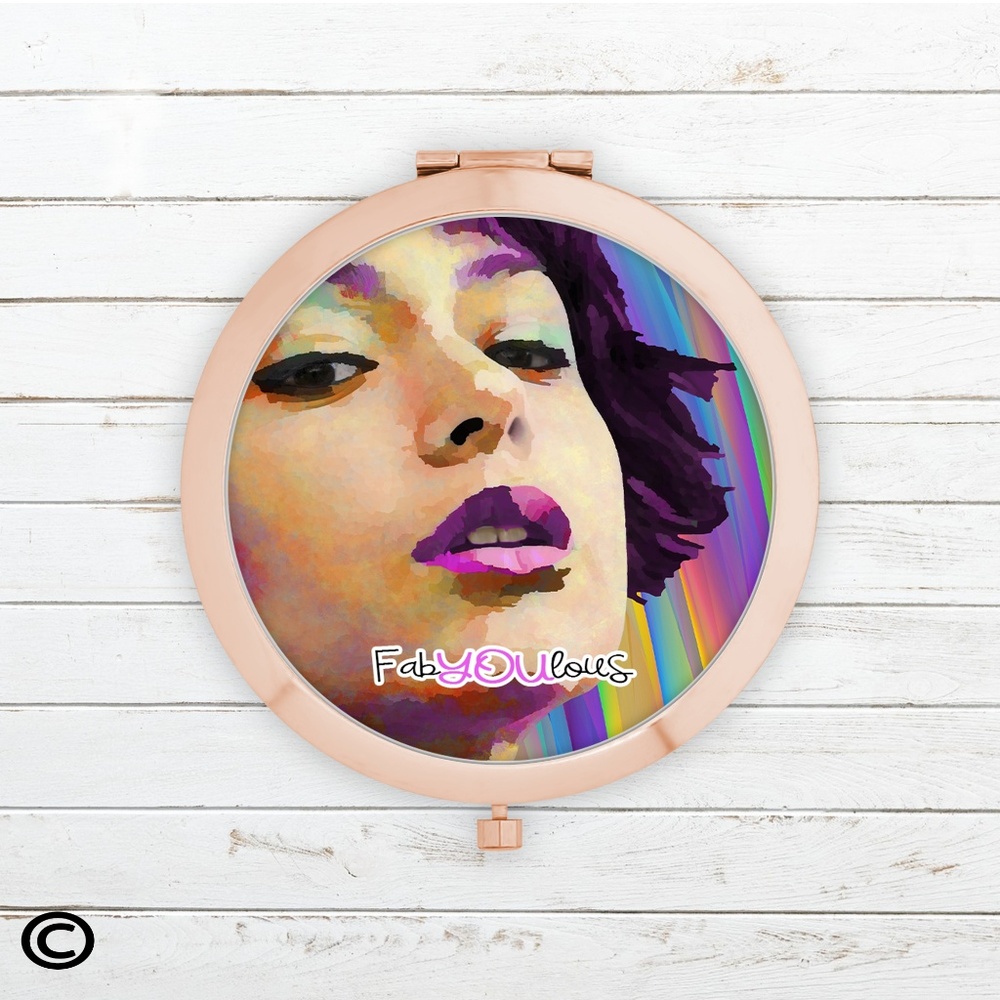 Funny Motivational Compact Mirrors